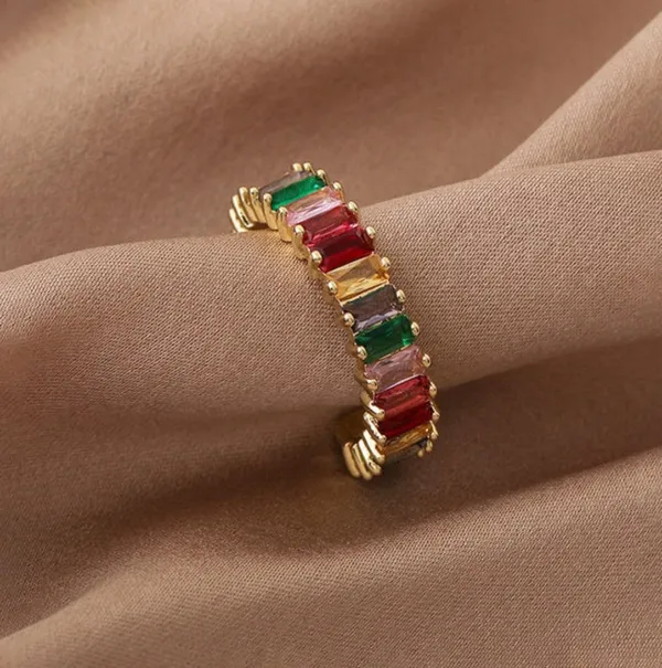 Gold_Stainless_Steel_AntiTarnish_Stone_Adjustable_Finger_Ring_For_Women