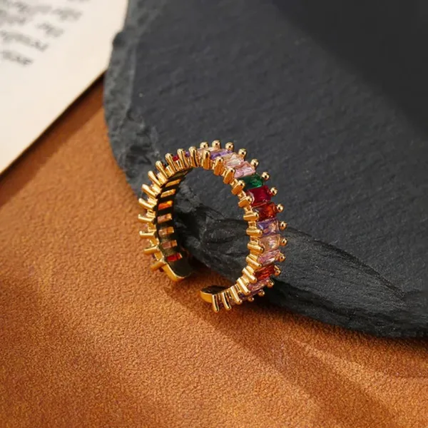 Gold_Stainless_Steel_AntiTarnish_Stone_Adjustable_Finger_Ring_For_Women