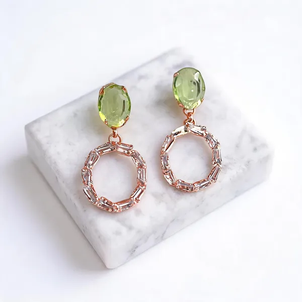 Rose_Gold_Brass_Crystal_Drop_Earrings_For_Women_Pack_Of_2