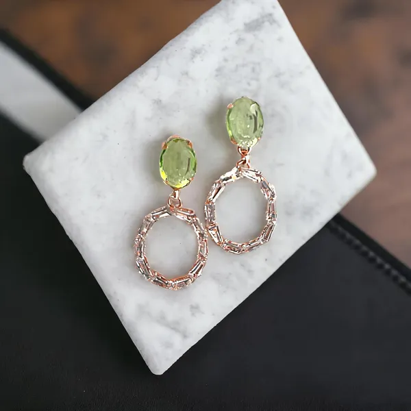 Rose_Gold_Brass_Crystal_Drop_Earrings_For_Women_Pack_Of_2