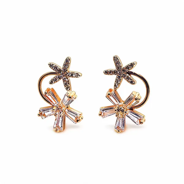 Gold_Brass_Zirconia_Flower_Stud_Earrings_For_Women_Pack_Of_2