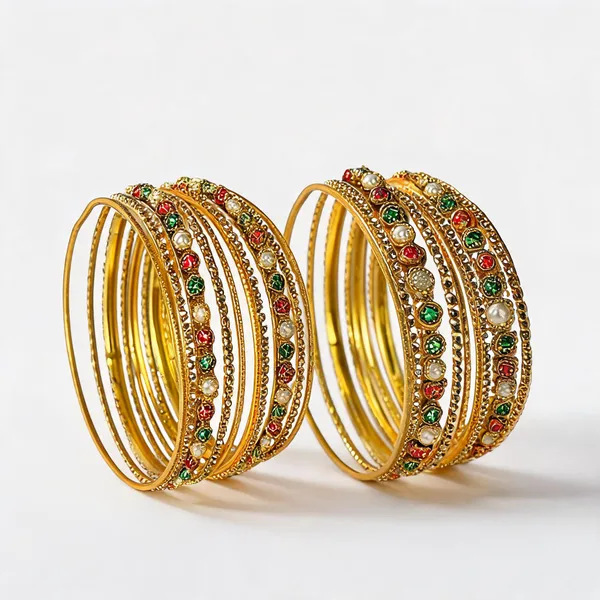Multicolor_Gold_Plated_Pearl_Ethnic_Bangles_Set_For_Women_Pack_Of_2