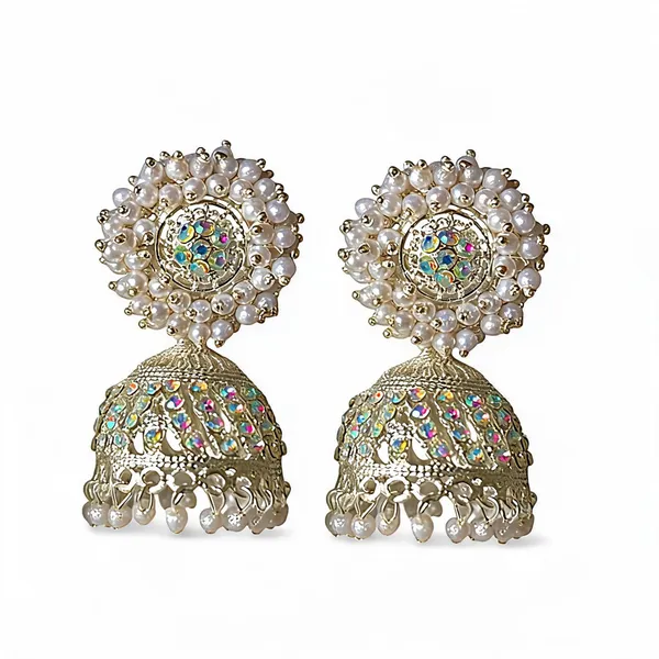 Gold_Alloy_Pearl_Beaded_Jhumka_Earrings_For_Women_Pack_Of_2