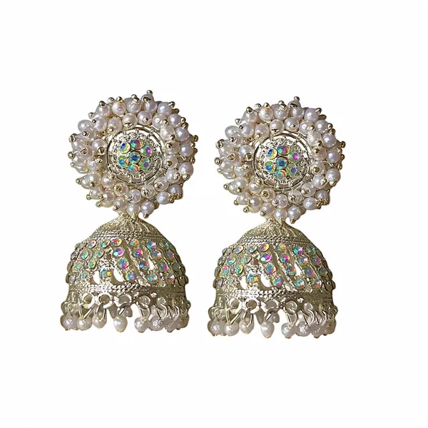 Gold_Alloy_Pearl_Beaded_Jhumka_Earrings_For_Women_Pack_Of_2