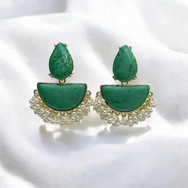 Green_Stone_Half_Moon_Pearl_Drop_Earrings_For_Women_Pack_Of_2