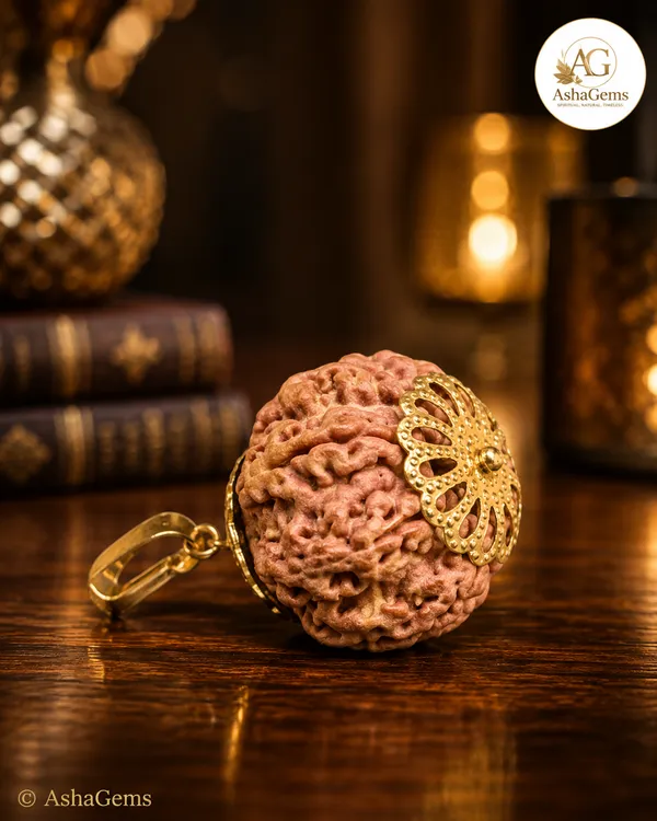 5_Mukhi_Nepal_Rudraksha_Pendant_Gold_Plated_Round_Rudraksh