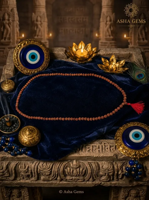 Rudraksha_Beads_Mala_With_Red_Tassel