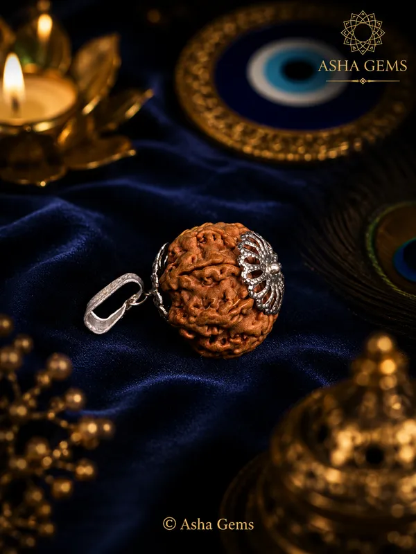5_Mukhi_Nepal_Rudraksha_Pendant_Gold_Plated_Round_Rudraksh