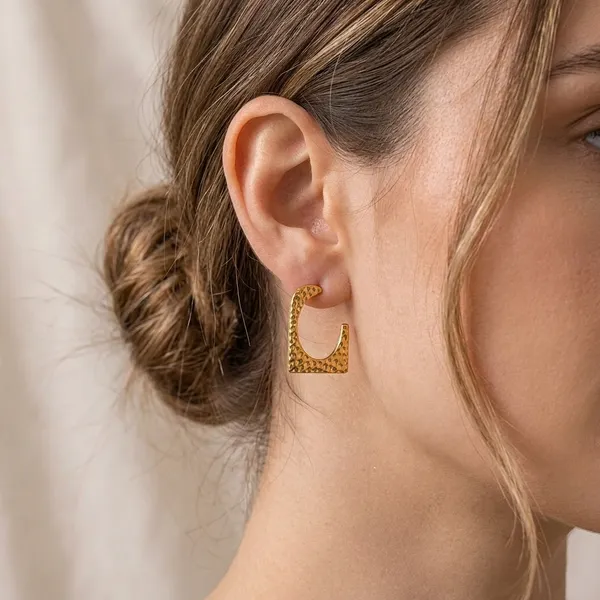 Golden_Anti-Tarnish_Steel_Hammered_Square_Hoop_Earrings_For_Women