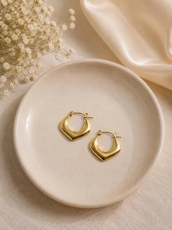 Golden_Anti-Tarnish_Steel_Geometric_Square-Curve_Chunky_Hoop_Earrings_For_Women