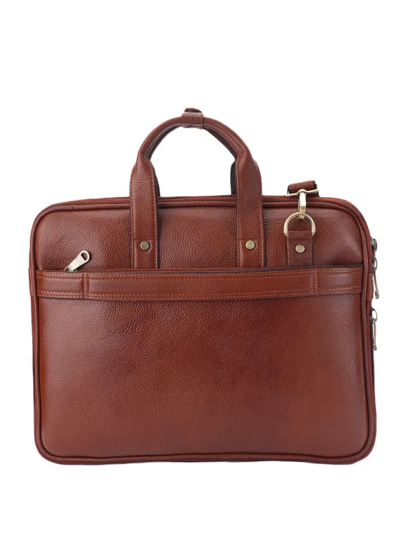 Tan_Leather_Laptop_Bag_For_Men_And_Women