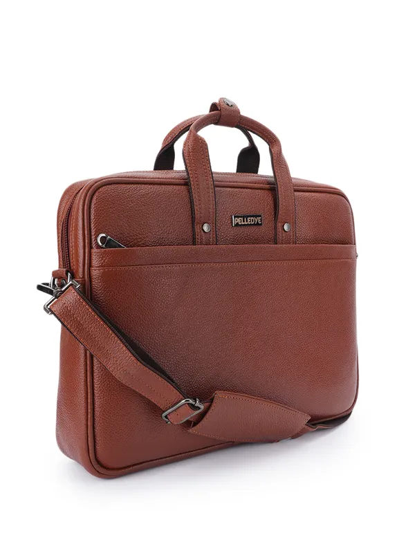 Tan_Leather_Business_Briefcase_For_Men_And_Women
