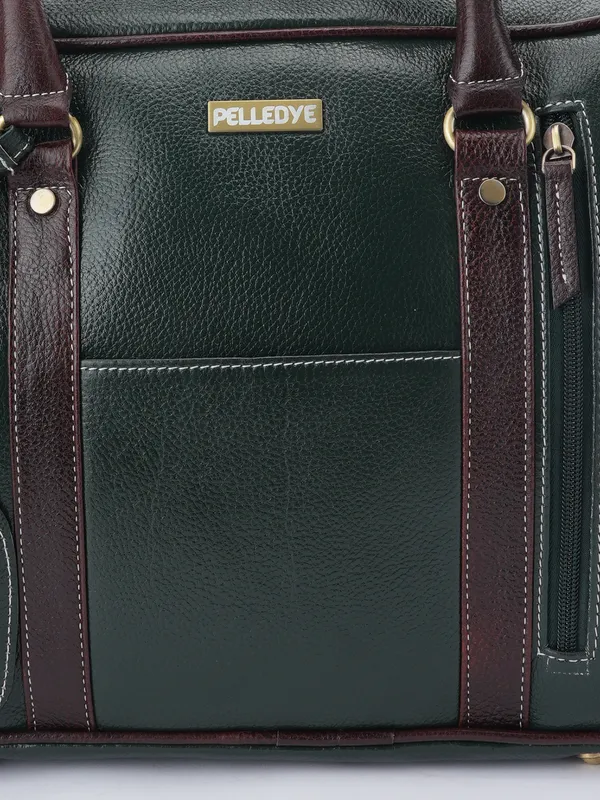 Green_Leather_Office_Briefcase_For_Men_And_Women