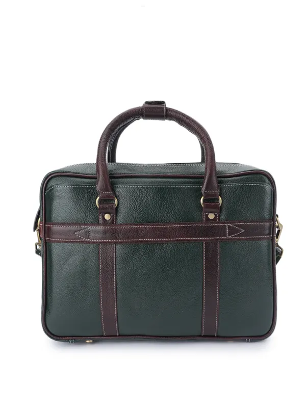 Green_Leather_Office_Briefcase_For_Men_And_Women