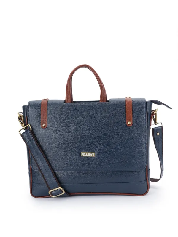 Blue_Leather_Laptop_Bag_For_Men_And_Women