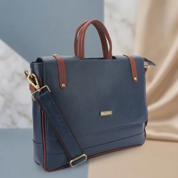 Blue_Leather_Laptop_Bag_For_Men_And_Women