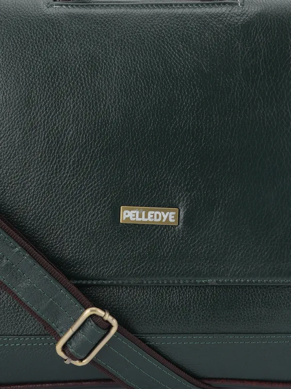 Green_Leather_Laptop_Bag_For_Men_And_Women