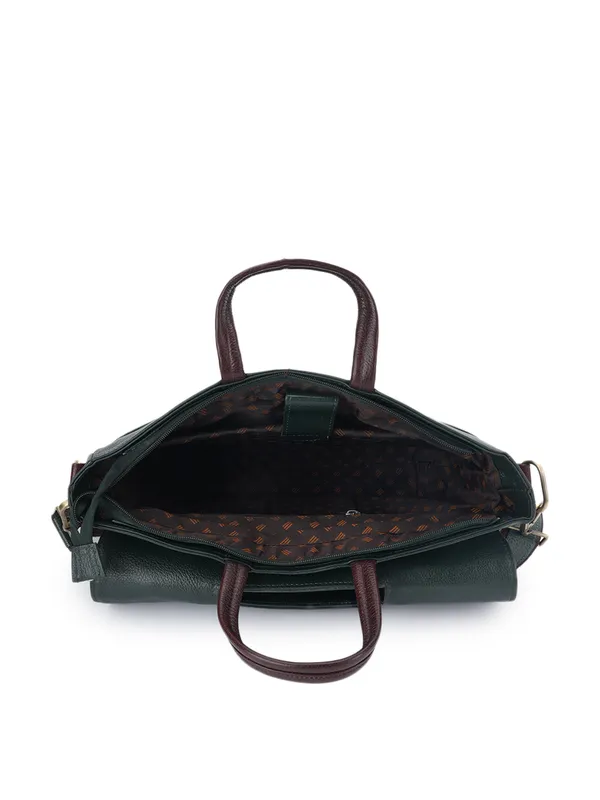 Green_Leather_Laptop_Bag_For_Men_And_Women