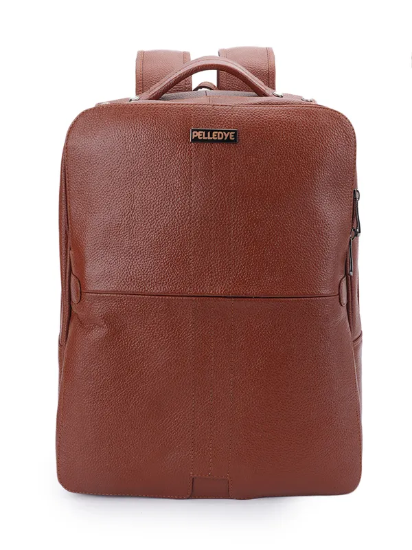 Tan_Leather_Backpack_For_Men_And_Women