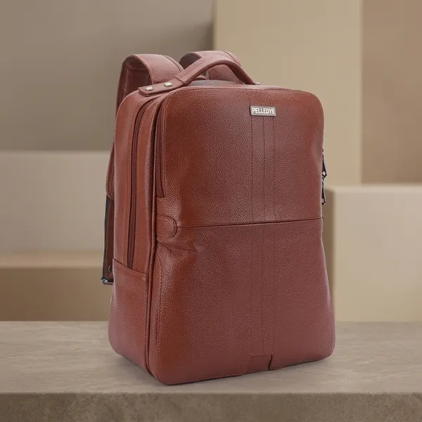best leather backpack mens india Brown Laptop for Work for Men – The Real Leather Co Our City Backpack in a distressed waxy brown finish is a practical answer to commuting in style Rucksack Vintage Laptop New Travel