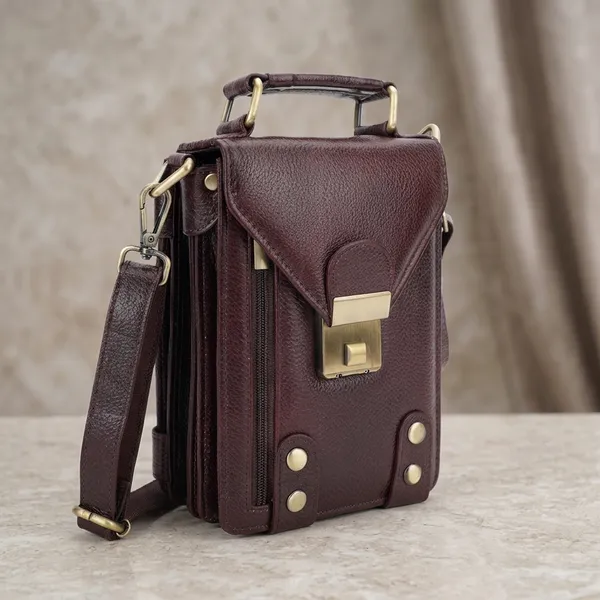 Brown_Leather_Sling_Bag_For_Men_And_Women