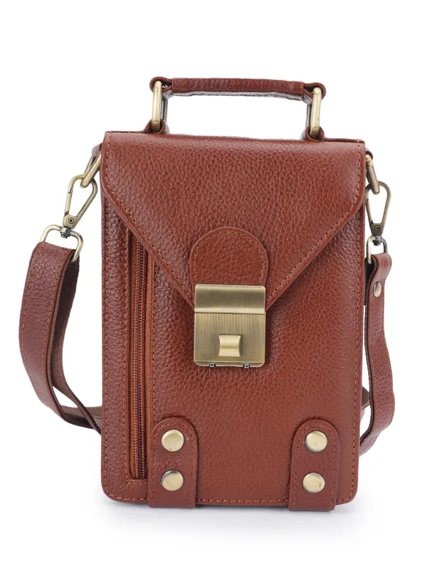 Tan_Leather_Sling_Bag_For_Men_And_Women