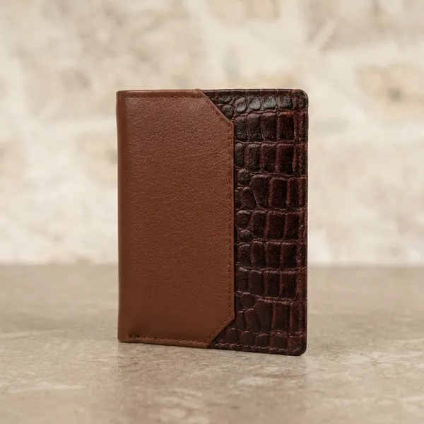 Brown_Leather_Croco_Card_Holder_For_Men_And_Women