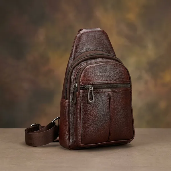 Brown_Leather_Chest_Pouch_For_Women