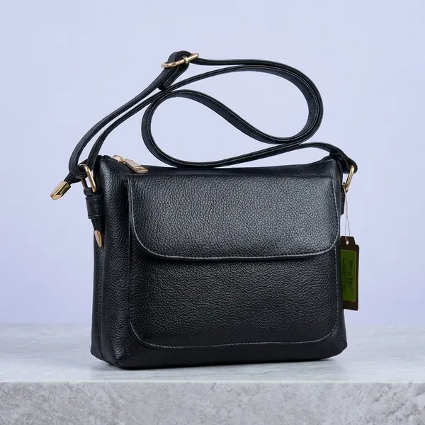 Black_Leather_Double_Layer_Crossbody_Bag