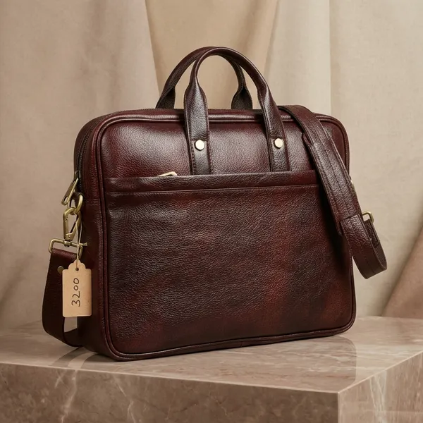 Brown_Leather_Classic_Laptop_Bag_For_Women