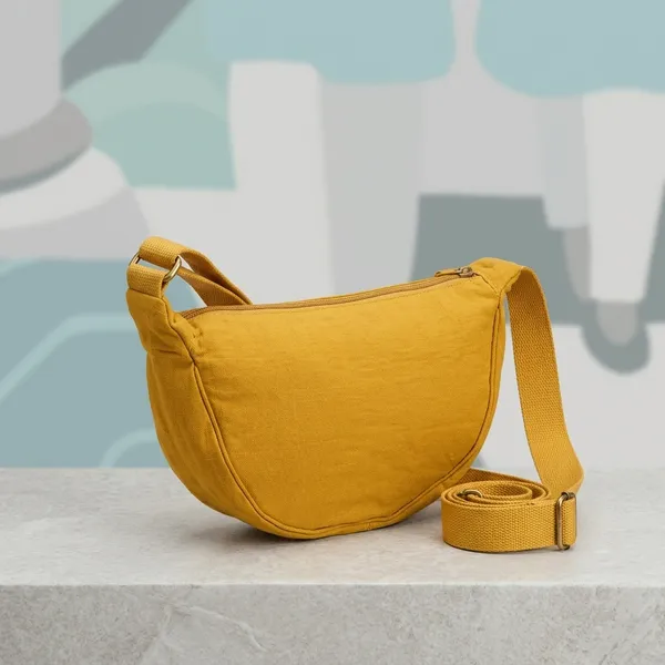 Yellow_Leather_Halfmoon_Shoulder_Bag_For_Women