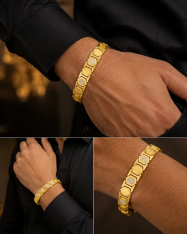 Premium_One_Gram_Gold_Plated_Hexagon_Bracelet_for_Gents_|_Daily_Wear_|_Bablu_Bhai_Jewels