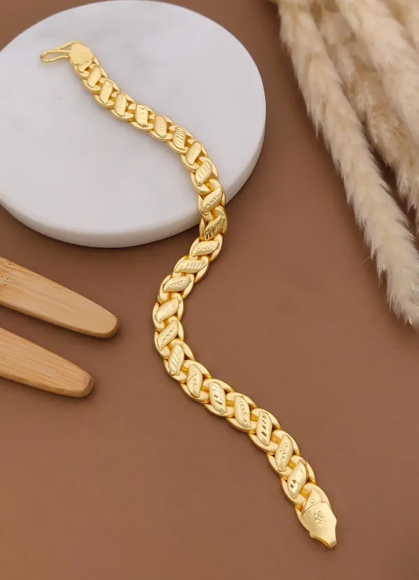 Premium_One_Gram_Gold_Plated_Lotus_Bracelet_for_Gents_|_Daily_Wear_|_Bablu_Bhai_Jewels