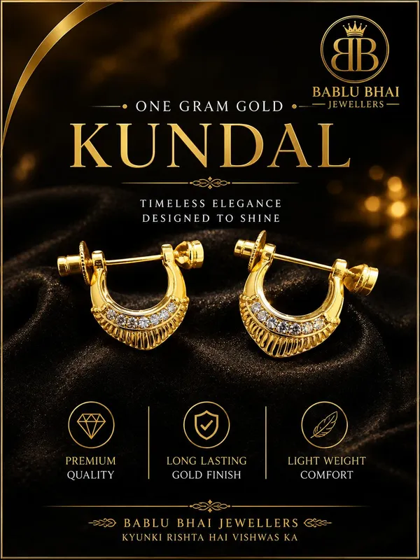 Premium_One_Gram_Gold_Plated_Kundal_For_Ladies_&_Girls_|_Daily_Wear_Earrings_|_Bablu_Bhai_Jewels