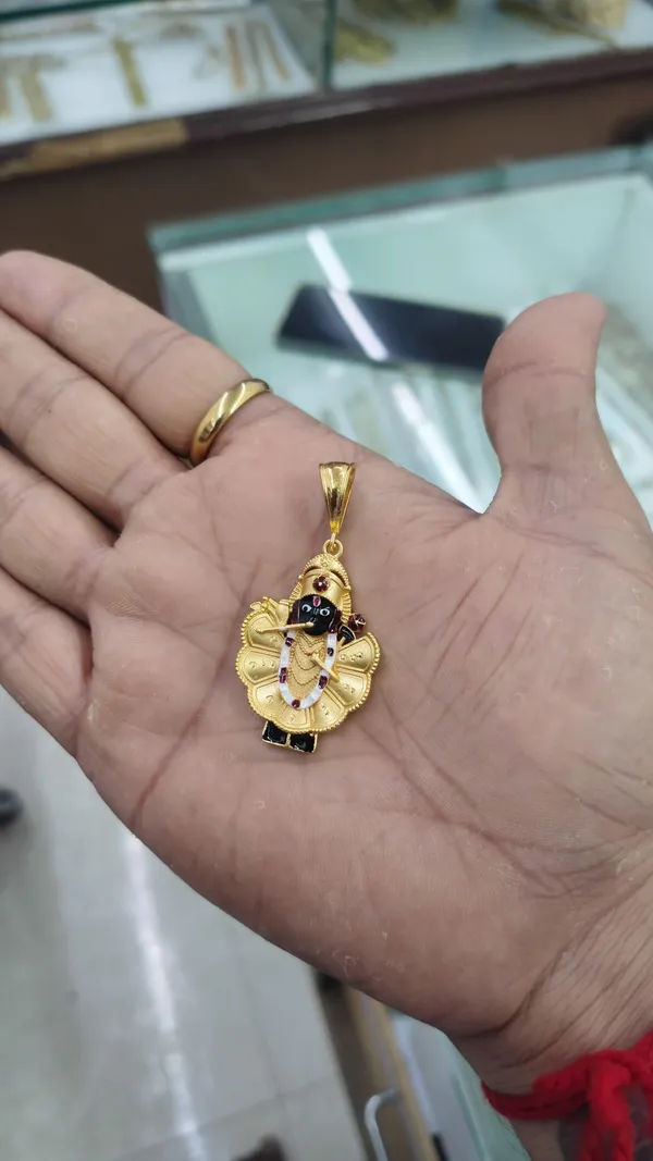 Premium_One_Gram_Gold_Plated_Krishna/Sanwaliya_Seth/Kanha_Pendant_for_Ladies_&_Gents_|_Daily_Wear_|_Bablu_Bhai_Jewels