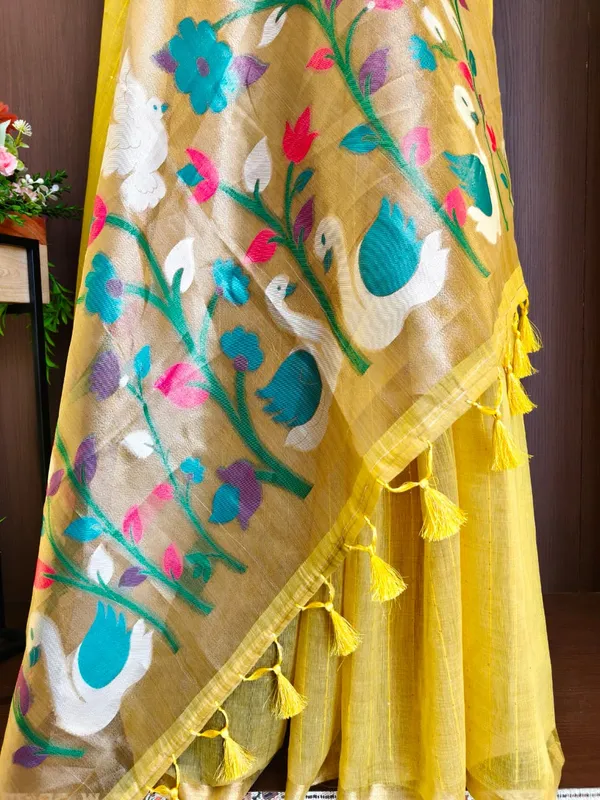 The_Golden_Aviary_Saree