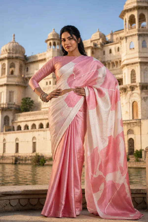 Blush_Petal_Satin_Saree