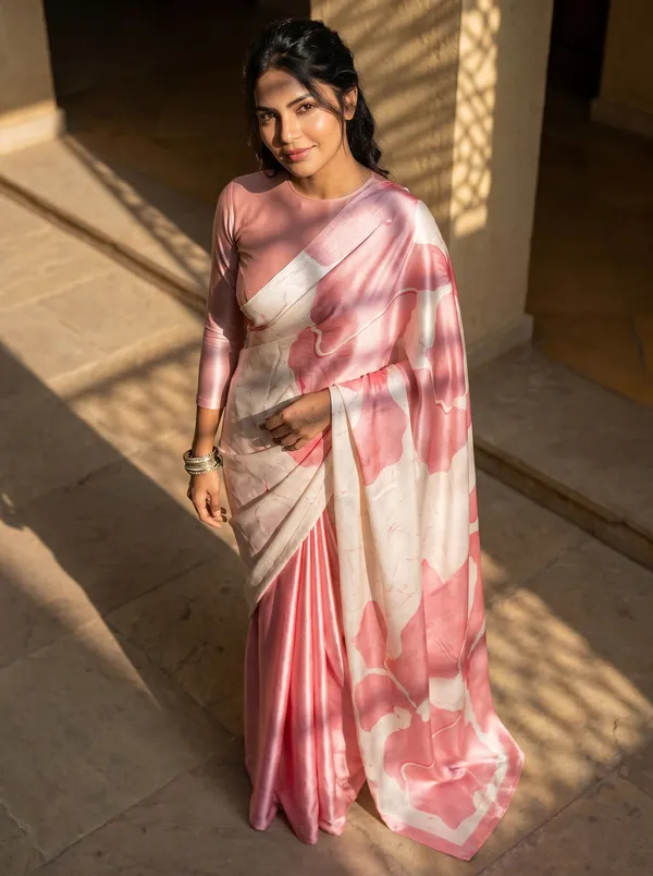 Blush_Petal_Satin_Saree