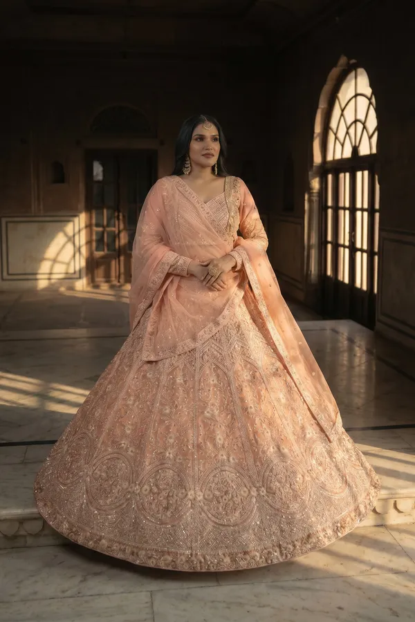 Blush_Pink_Embroidered_Net_Lehenga_Set