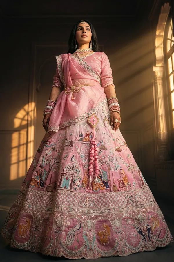 Pink_Peacock_Heritage_Lehenga_Set