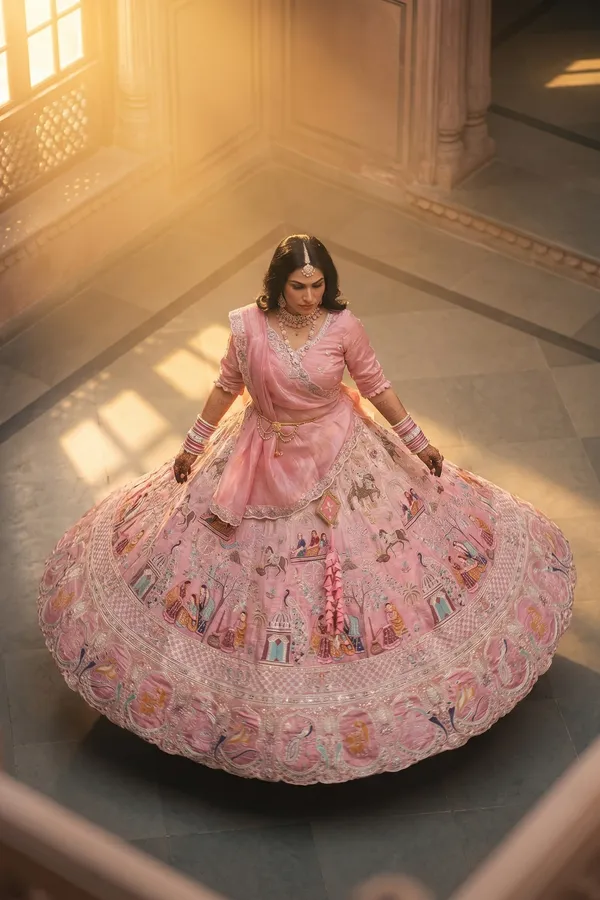 Pink_Peacock_Heritage_Lehenga_Set
