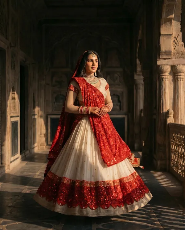 Ruby_Sequin_Lehenga_Set