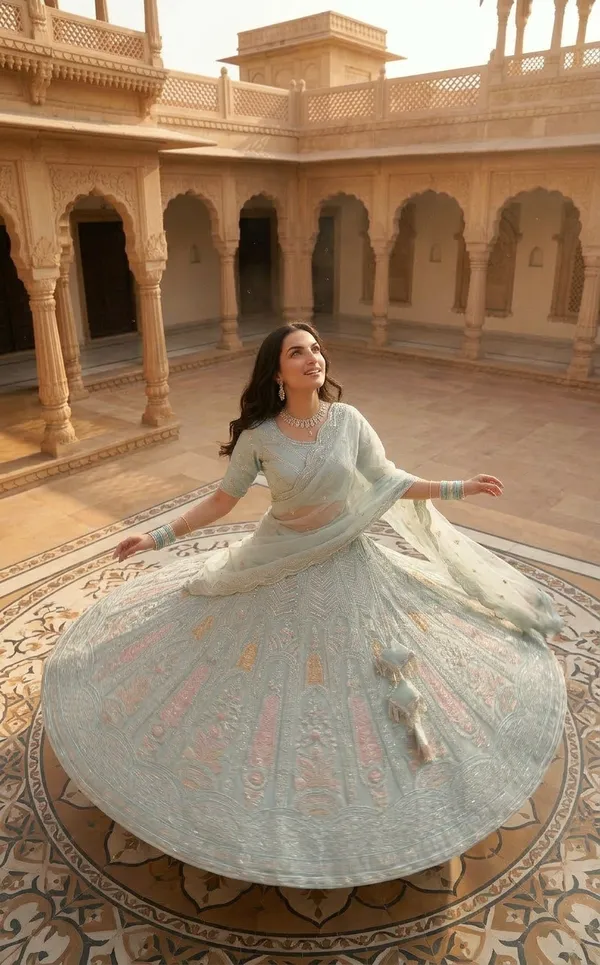 Ice_Blue_Embroidered_Lehenga_Set