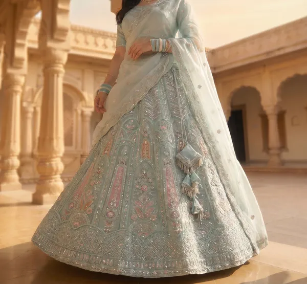 Ice_Blue_Embroidered_Lehenga_Set
