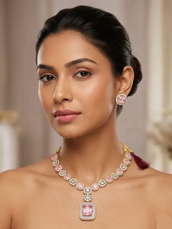 Blush_Facet_Necklace_Set