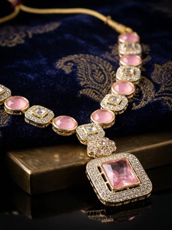 Blush_Facet_Necklace_Set