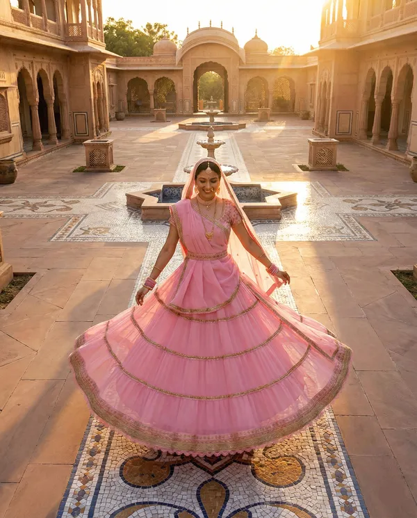 Gulabi_Noor_Lehenga