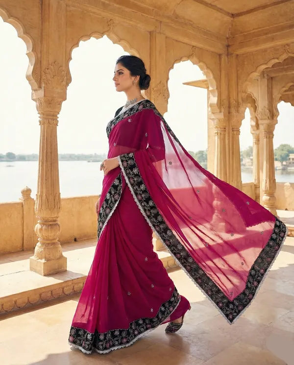 Velvet_Rani_Saree