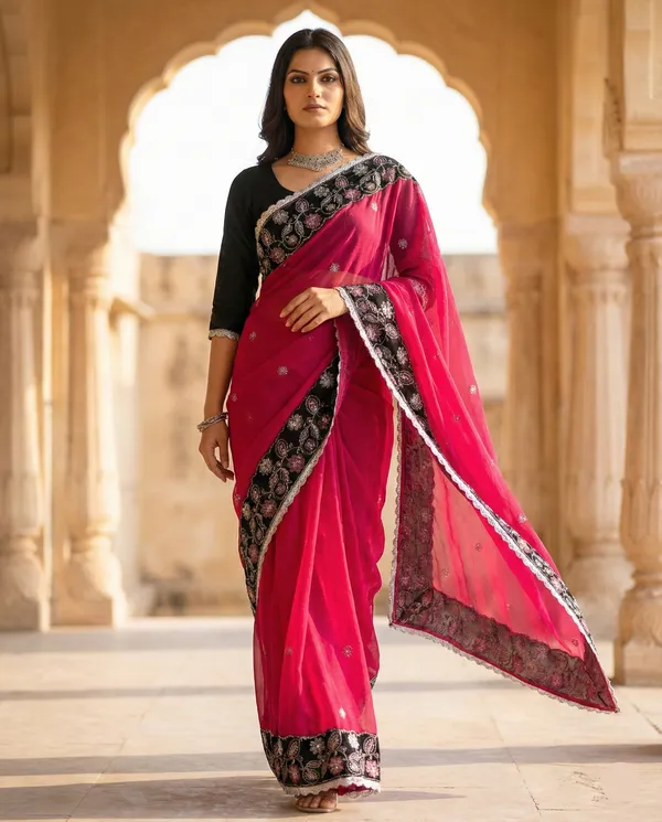 Velvet_Rani_Saree