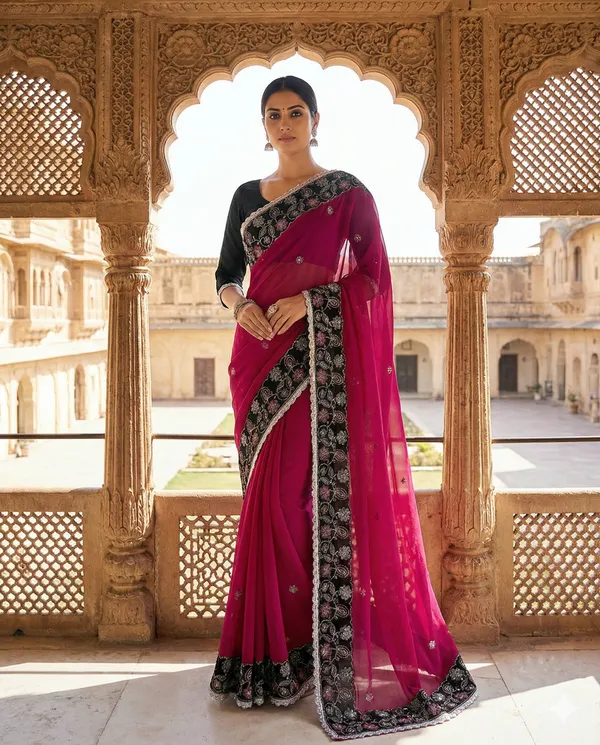 Velvet_Rani_Saree